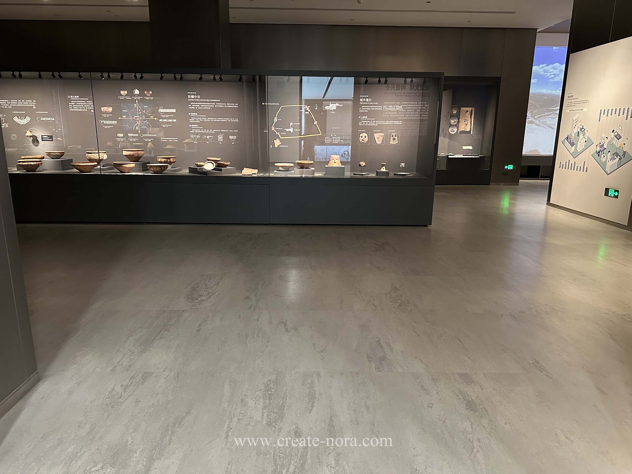 the photo of nora rubber flooring in shanxi archaeology Museum 5